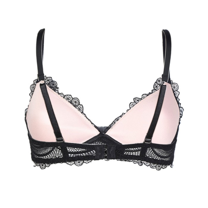 Reggiseno donna GMV triangolo con imbottitura senza ferretto tutto in pizzo