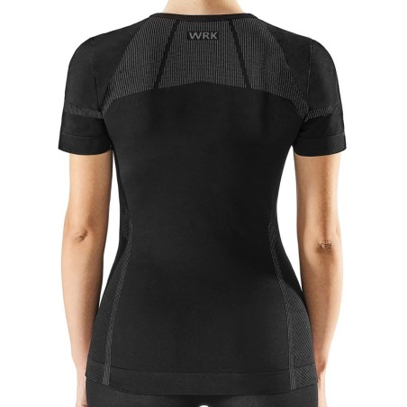 Maglia donna WRK manica corta termica in dryarn ideale per lo sport
