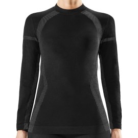 Maglia donna WRK termica manica lunga a lupetto in Dryarn ideale per lo Sport