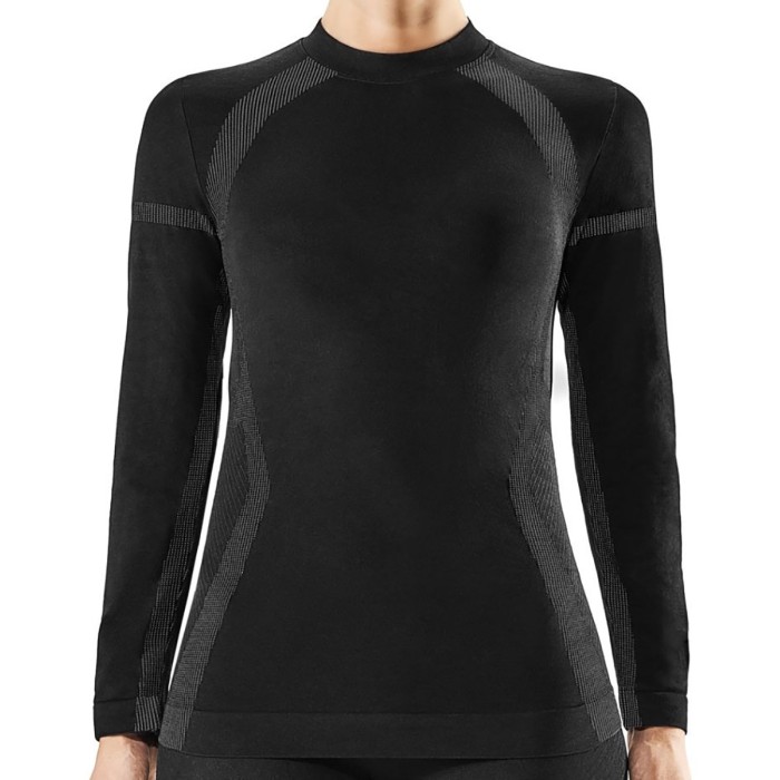 Maglia donna WRK termica manica lunga a lupetto in Dryarn ideale per lo Sport
