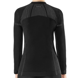 Maglia donna WRK termica manica lunga a lupetto in Dryarn ideale per lo Sport 2