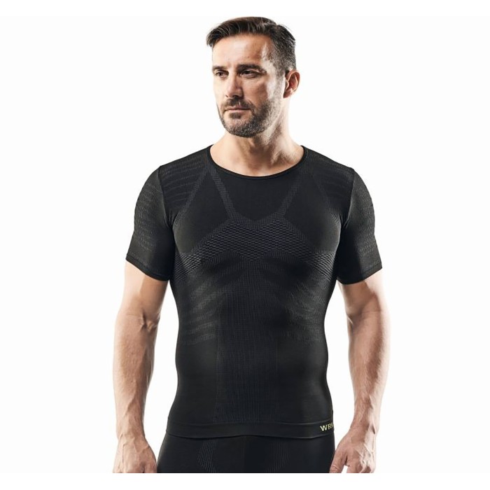 Maglia uomo WRK termica manica corta girocollo in dryarn ideale per lo sport