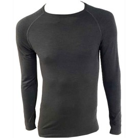 Maglia Termica unisex WRK tecnica manica lunga girocollo in lana merino per sport