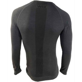 Maglia Termica unisex WRK tecnica manica lunga girocollo in lana merino per sport 2