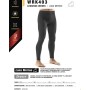 Leggings termico unisex WRK in tessuto tecnico dryarn lana merino sportivo