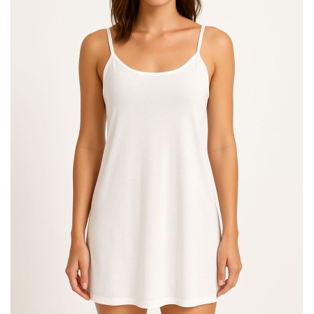 Maxi Canottiera donna Tramonte a spalla stretta in morbido Bamboo elasticizzato