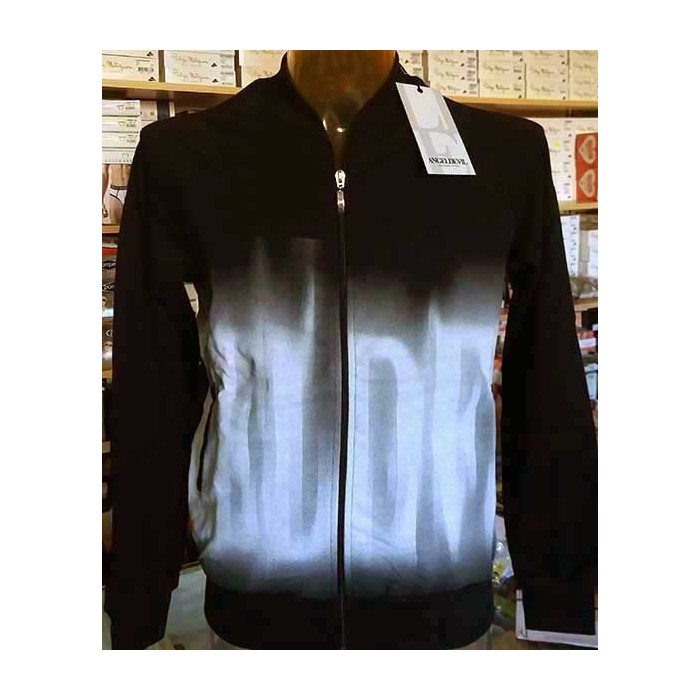 Felpa uomo Angel Devil in cotone con stampa logo e tasche