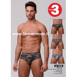 3 Slip uomo Primal in cotone a fantasia con elastico loggato 2