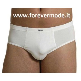3 Slip uomo Axiom midi in microfibra con elastico infilato e logo