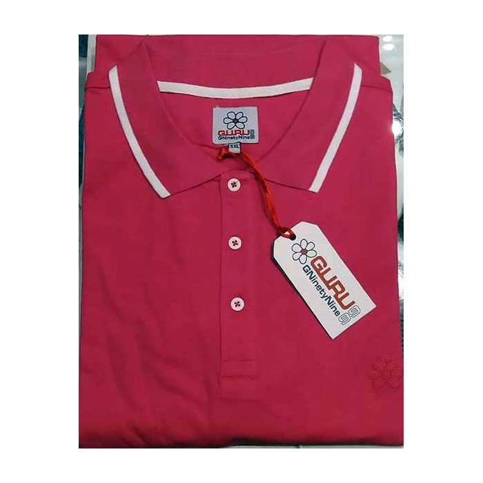 Polo uomo Guru cotone piquet con logo frontale, manica e collo