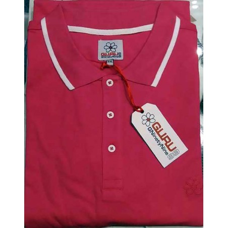Polo uomo Guru cotone piquet con logo frontale, manica e collo