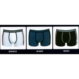 3 Boxer uomo Navigare in cotone con elastico logato e bande 2