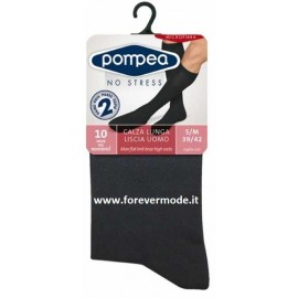 3 Paia Calze uomo Pompea lunghe in microfibra liscia 2