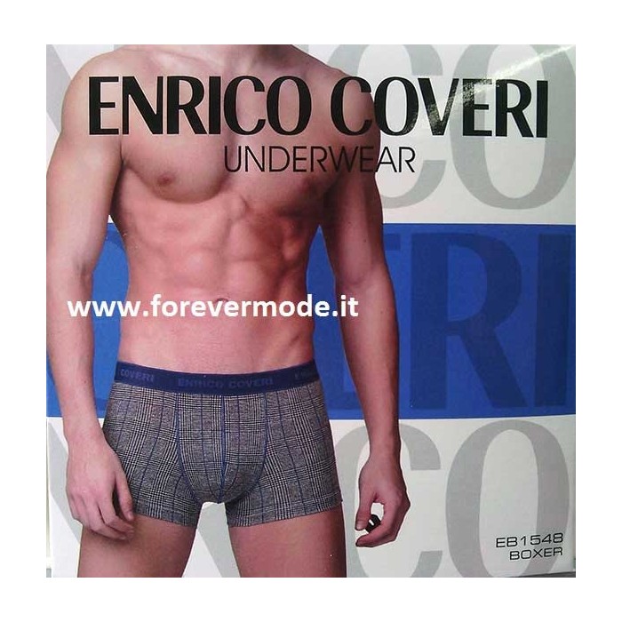 3 Boxer uomo Coveri in cotone a fantasia con elastico logato