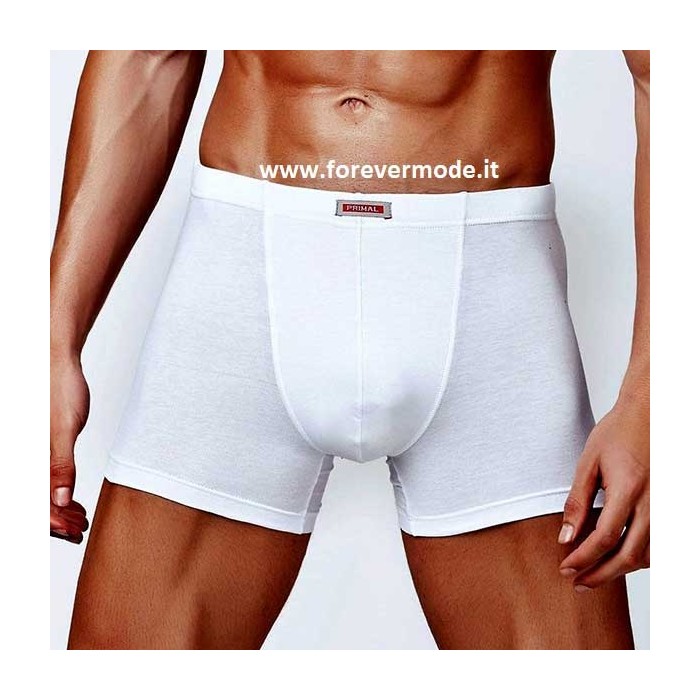 3 Boxer uomo Primal cotone elasticizzato con elastico infilato