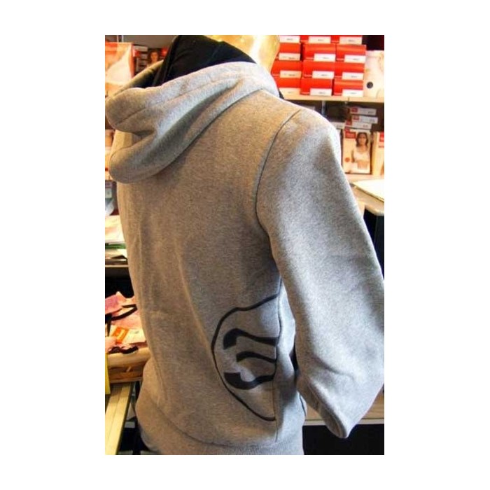 Felpa uomo Papeete con logo frontale, tasche e cappuccio