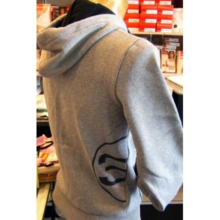 Felpa uomo Papeete con logo frontale, tasche e cappuccio