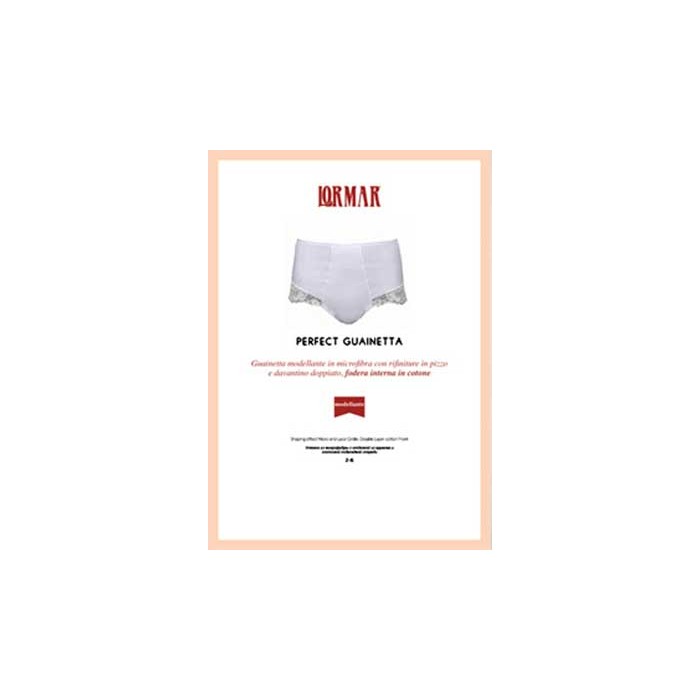 Guaina donna Lormar modellante con pizzo e pannello doppiato