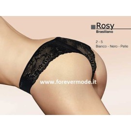Slip donna Pura in microfibra antisegno davanti e pizzo dietro