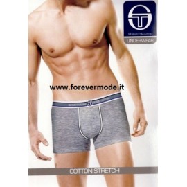 3 Boxer uomo Sergio Tacchini in cotone elasticizzato con elastico esterno loggato 2