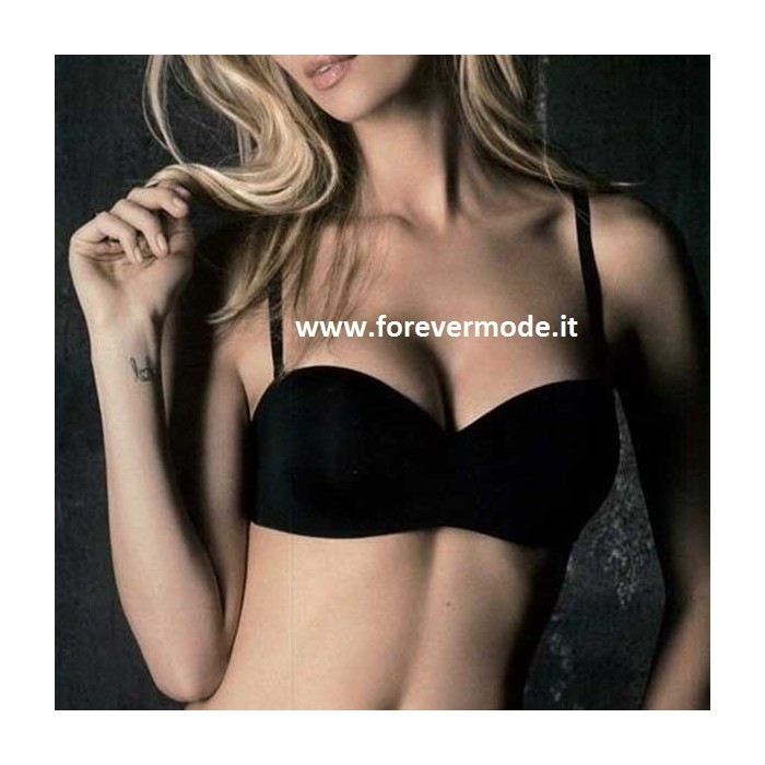 Reggiseno donna Lepel microfibra invisibile con fascia imbottita e ferretto
