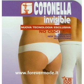 Slip brasiliana donna Cotonella in microfibra con taglio laser 2