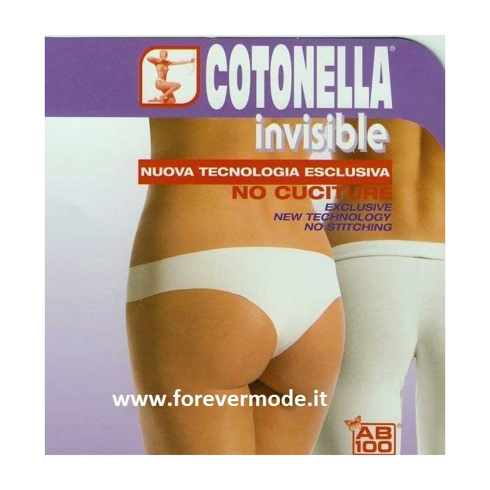Slip brasiliana donna Cotonella in microfibra con taglio laser