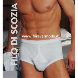 Slip alto uomo Perofil classico con apertura in filo di scozia