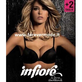 Reggiseno donna Infiore super push up con imbottitura + 2 taglie 2