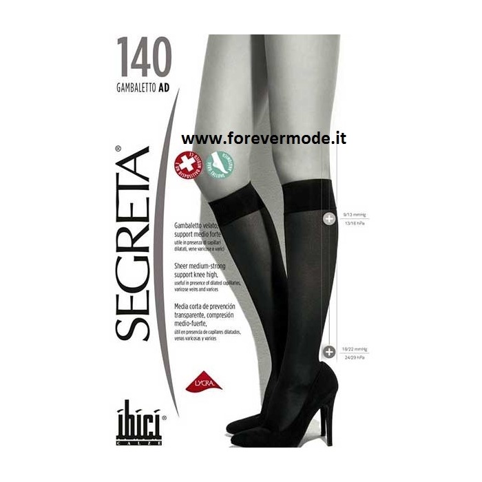 Gambaletto donna Ibici Segreta 140 da usare con problemi di vene