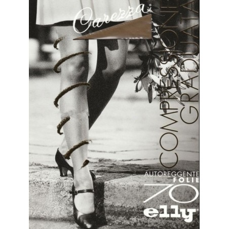 Autoreggente donna Elly 70 compressione media mmHg 13/17