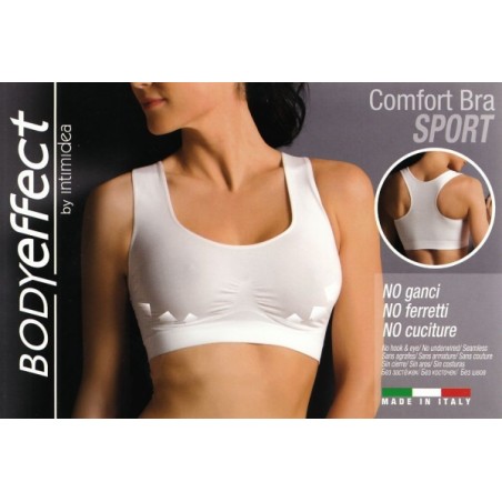 Reggiseno donna Intimidea Body Effect Sport microfibra senza cuciture e ganci