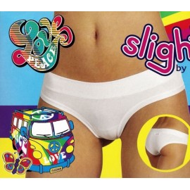 3 Slip short donna Emy, cotone vita bassa con elastico tubolare