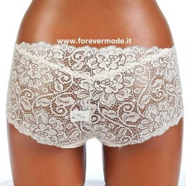 Slip culotte donna Tramonte in morbido pizzo elasticizzato 2