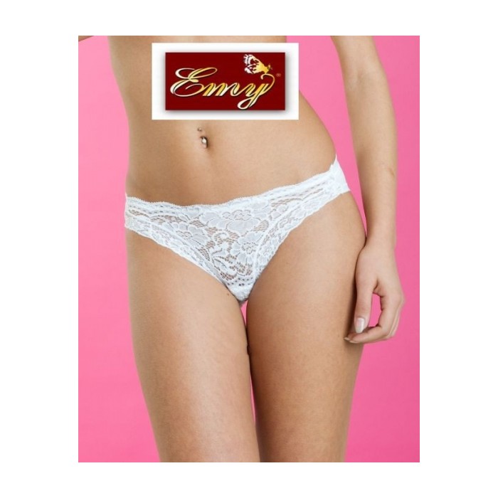 3 Slip donna Emy in pizzo elasticizzato e cotone modal