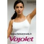 Canottiera donna Vajolet spalla stretta in cotone elasticizzato esternabile
