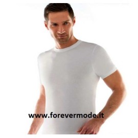 T-Shirt uomo Liabel manica corta a girocollo in caldo cotone  felpato