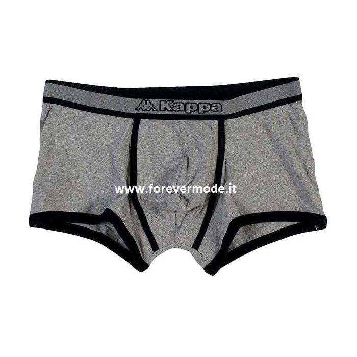 6 Boxer uomo Kappa in cotone elasticizzato vita bassa con elastico esterno