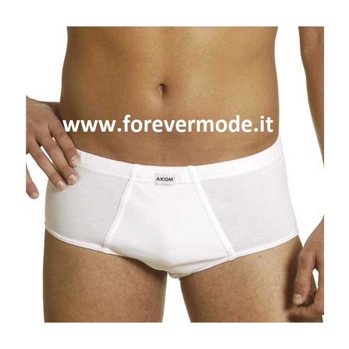 3 Slip uomo Axiom Midi in cotone elasticizzato con piccolo logo