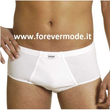 3 Slip uomo Axiom Midi in cotone elasticizzato con piccolo logo