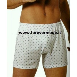 3 Boxer uomo Nottingham in cotone a fantasia cravatta e apertura