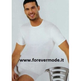 T-shirt maglia uomo Nottingham manica corta a girocollo in cotone bi-elastico 2