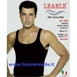 3 Canottiere uomo Coveri, Map o FDB a spalla stretta in cotone a costina aderente