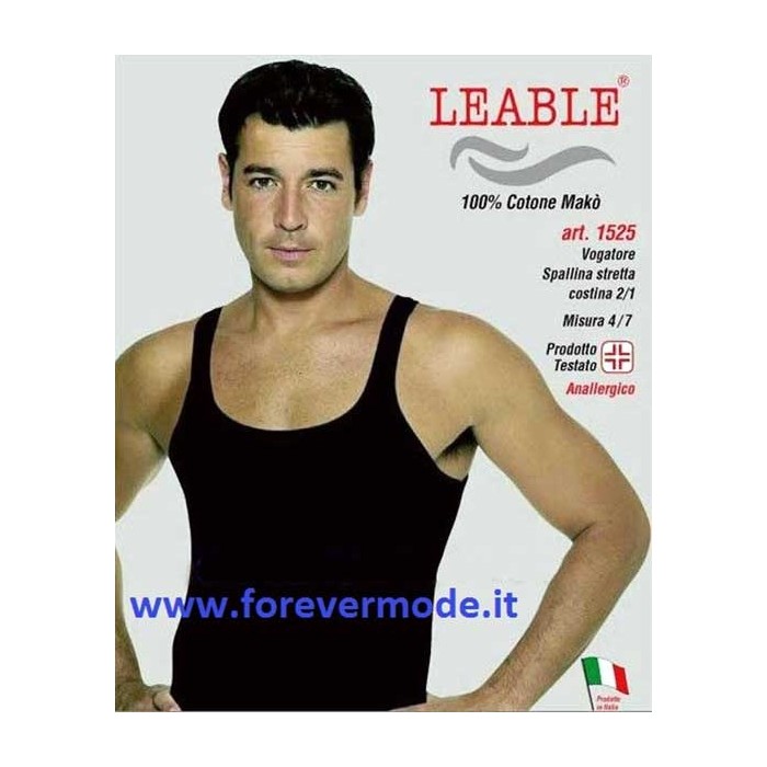 3 Canottiere uomo Coveri, Map o FDB a spalla stretta in cotone a costina aderente