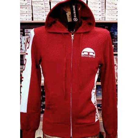 Felpa uomo Papeete con logo frontale, laterale e sulla manica