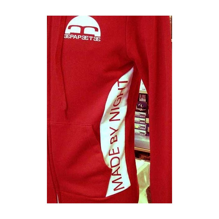 Felpa uomo Papeete con logo frontale, laterale e sulla manica