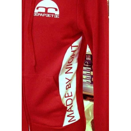 Felpa uomo Papeete con logo frontale, laterale e sulla manica