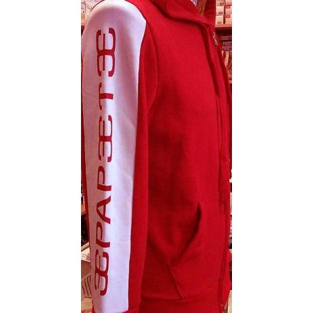 Felpa uomo Papeete con logo frontale, laterale e sulla manica