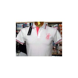 Polo uomo Papeete con logo frontale a mela e stampa sul collo 2