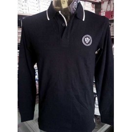 Polo uomo Baci & Abbracci logo frontale e stampa sul collo